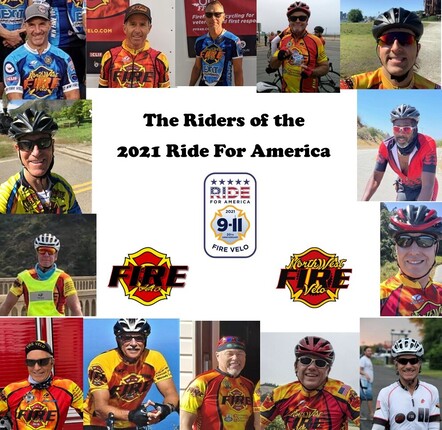 The Riders of the 2021 Ride For America